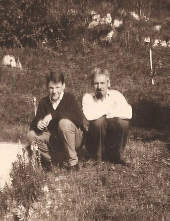 Giovanni Battista Olivier con su hijo Gianni receta familiar limoncello