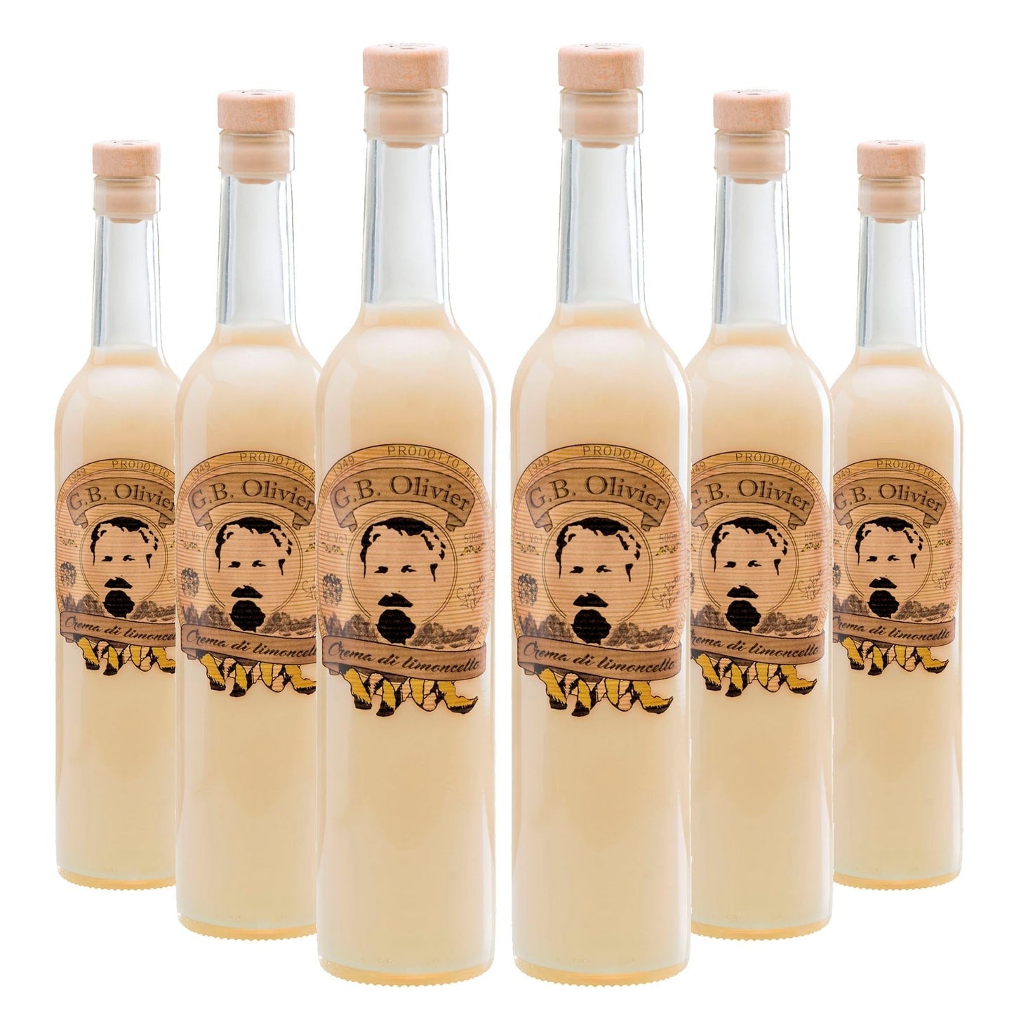 Pack de 6 Crema di Limoncello G.B.Olivier - gbolivier
